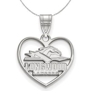 Sterling Silver Longwood U Heart Pendant Necklace - 20 Inch